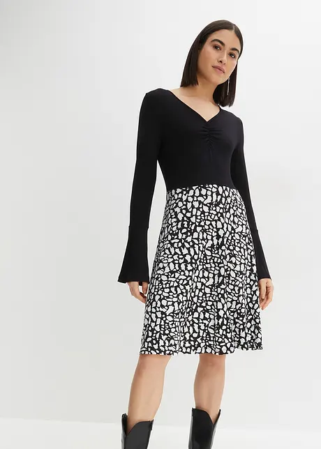 Robe à jupe imprimée, BODYFLIRT