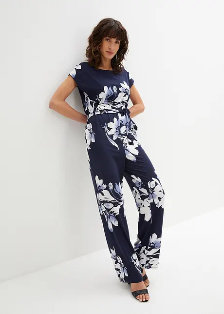 Jumpsuit mit Bindeband, bonprix