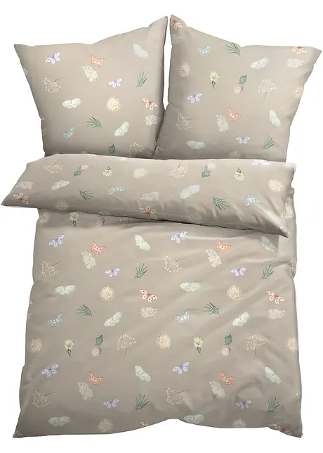Bettwäsche mit floralem Design, bpc living bonprix collection