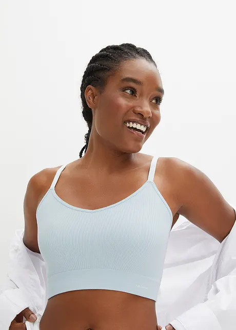 Brassière sans coutures Feel Comfort en matière côtelée, bonprix