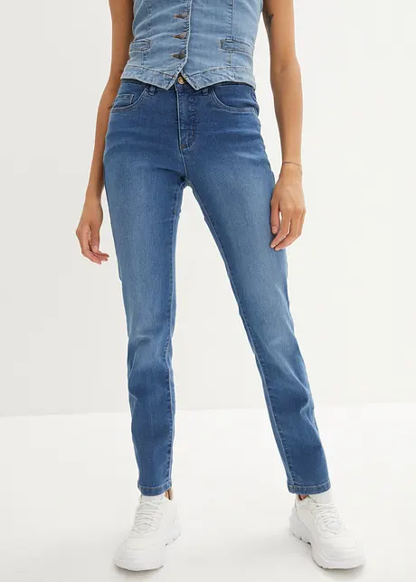 Jean droit taille normale, extensible, bonprix