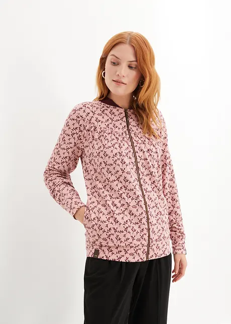 Sweatjacke mit Druck, bpc bonprix collection