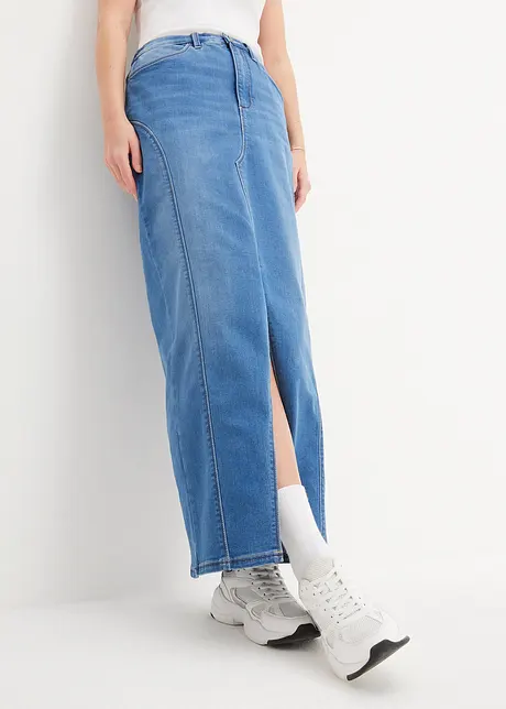 Jeans Rock, Low Waist, Bequembund, bonprix