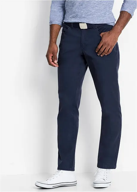 Pantalon en twill, Regular Fit, Straight, bonprix