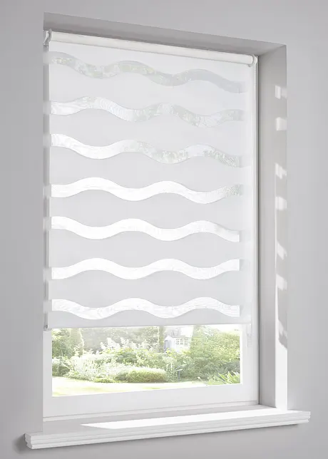Store double motif vague, bonprix