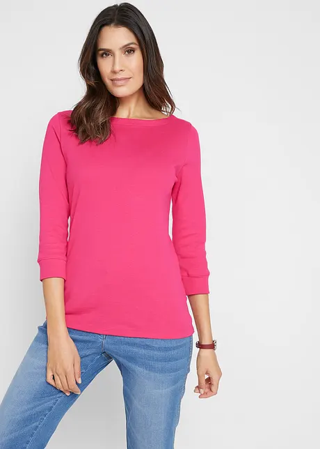 T-shirt manches longues 100% coton, bonprix