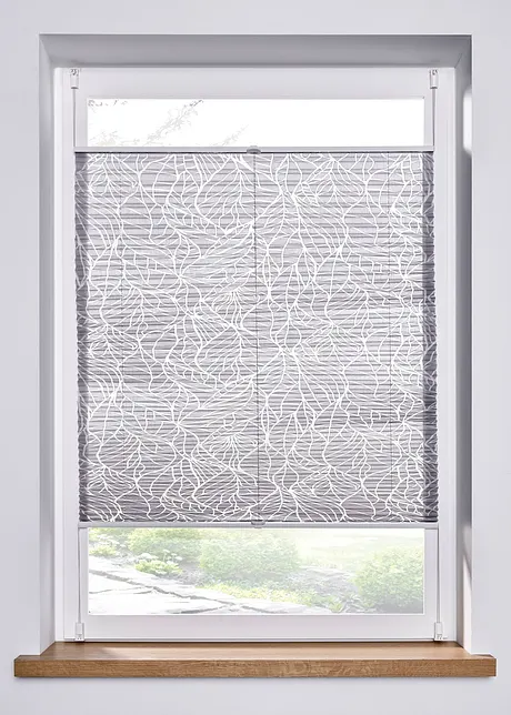 Store plissé motif végétal dévoré, bpc living bonprix collection