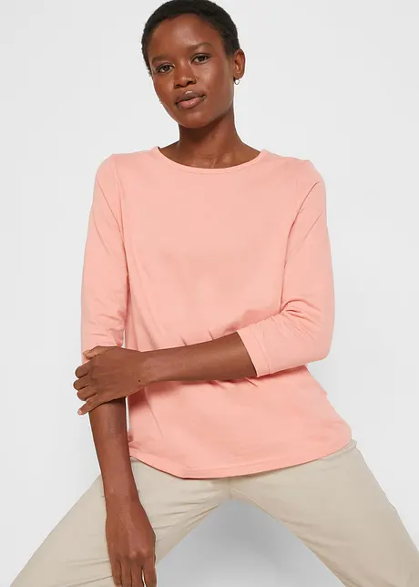 Longshirt mit 3/4-Arm, (5er Pack), bonprix