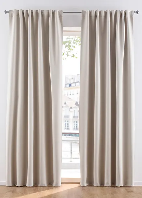 Rideau occultant (1 pce), taille normale et XXL, bonprix