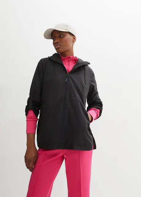 Ultraleichte Regenjacke mit Tasche zum Verstauen, wasserdicht, bonprix