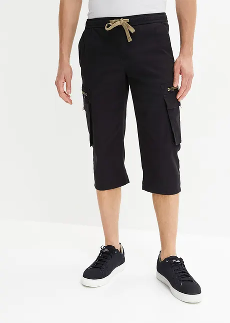 Pantalon jogger 3/4 avec poches cargo, Regular, bonprix