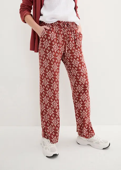 Bedruckte Palazzo-Hose mit Bequembund, bonprix