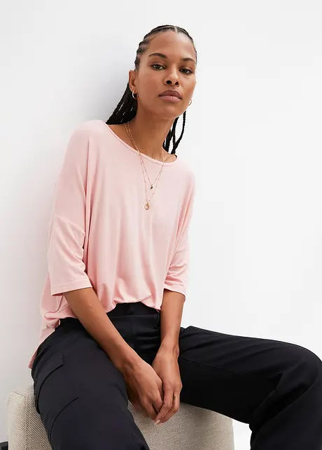 Boxy-Shirt aus softem Viskose-Mix, bonprix