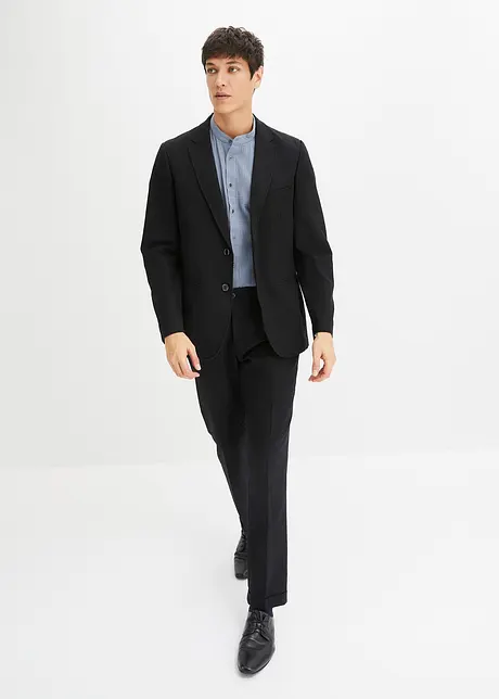 Costume 2 pièces slim en lin majoritaire, bonprix