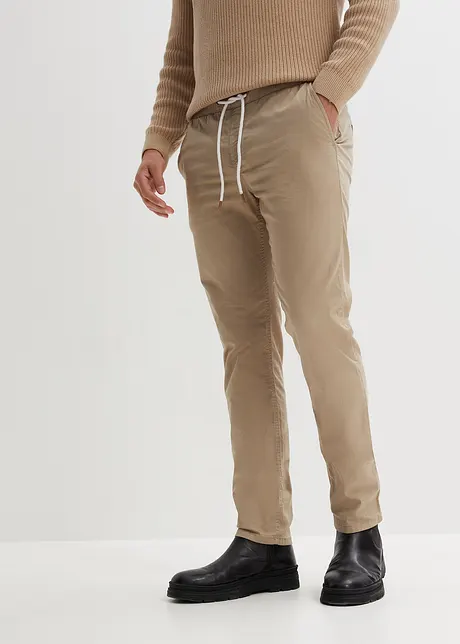 Slim Fit Stretch-Schlupfhose, Straight, bonprix