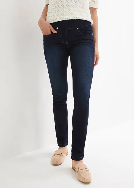 Jean mega stretch à taille élastiquée, bonprix