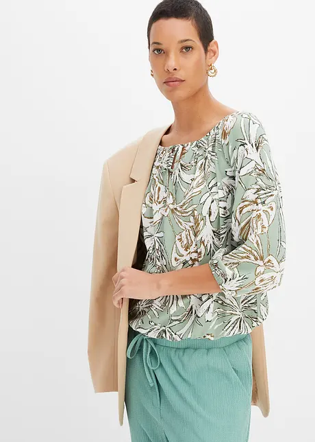 Tunique-blouse imprimée, bonprix