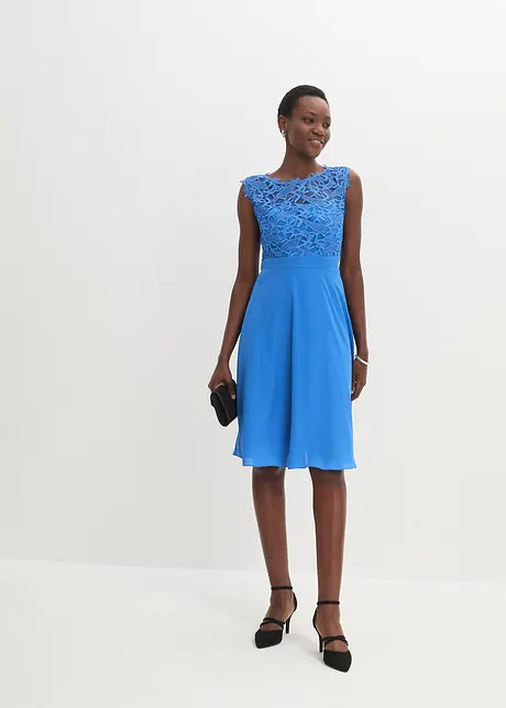 Robe courte à dentelle, bonprix