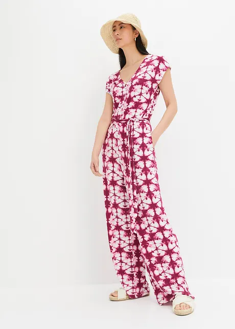 Jersey-Jumpsuit aus fließender Viskose, bonprix