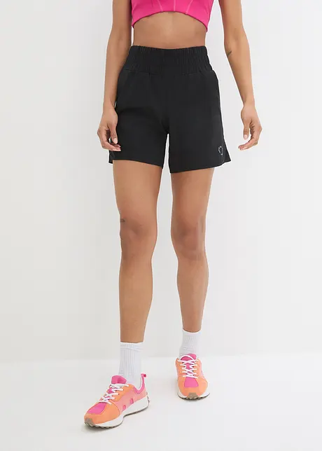 Short fonctionnel avec ceinture smockée, séchage rapide, bonprix