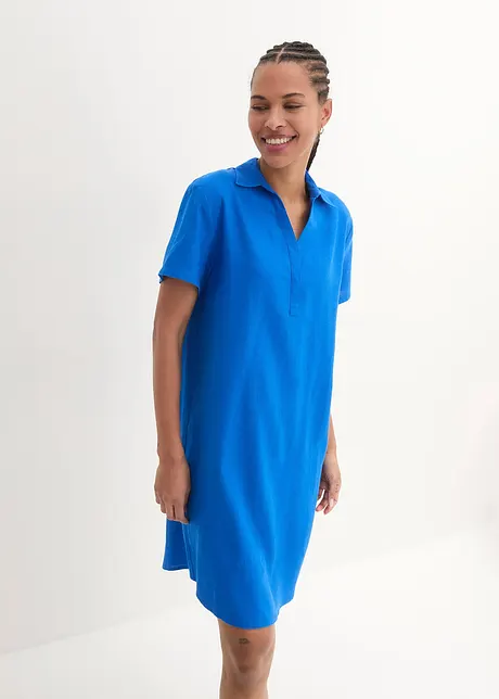 Tunika-Kleid aus leichtem Leinen-Mix, bonprix