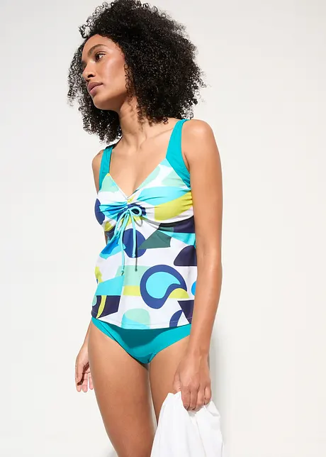 Tankini (2-tlg.Set) mit Prothesentasche aus recyceltem Polyamid, bpc bonprix collection