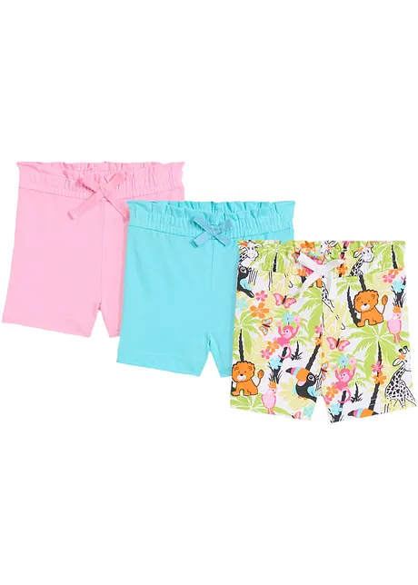 Baby Shorts aus Bio-Baumwolle (3er Pack), bpc bonprix collection