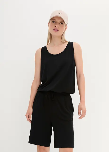 Kurzer Jumpsuit mit Viskose, bpc bonprix collection