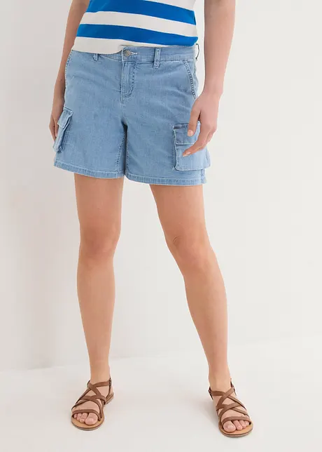 Cargo Jeans, Shorts, Mid Waist, John Baner JEANSWEAR