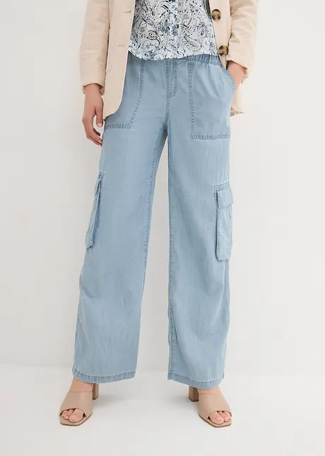 Cargo Jeans, Mid Waist, John Baner JEANSWEAR