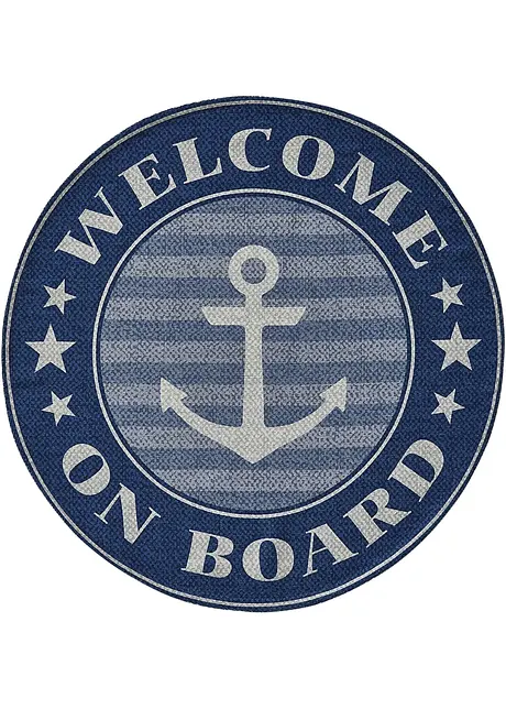 Tapis rond avec ancre, intérieur et extérieur, bpc living bonprix collection