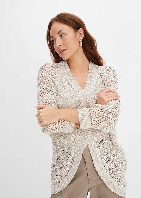 Gilet en grosse maille, bonprix