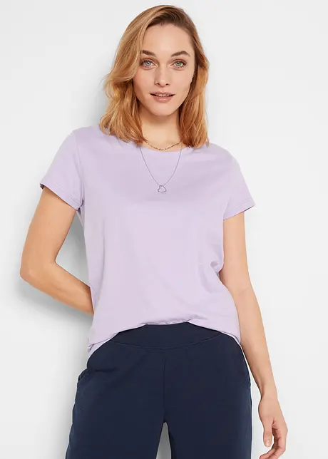 Lot de 5 T-shirts col rond, bonprix
