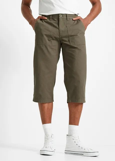 Long-Bermuda aus reiner Baumwolle Regular Fit, bonprix