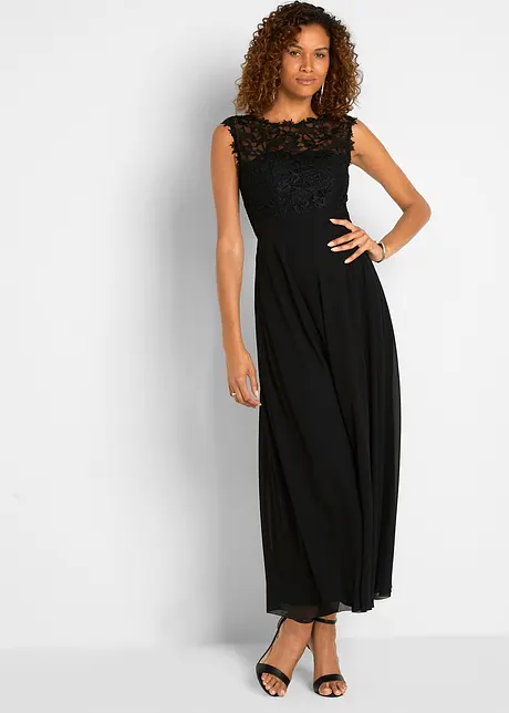 Maxikleid mit Spitze, bonprix