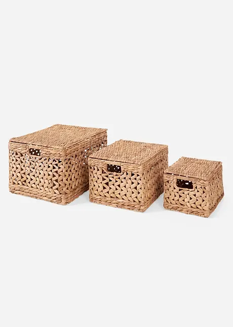 Lot de 3 de paniers, bonprix