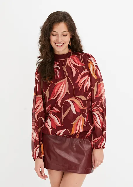 Bluse mit Ballonärmeln, bonprix