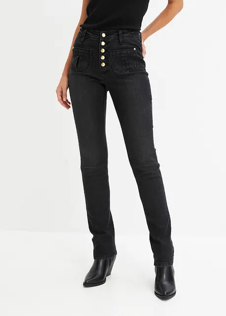 Straight-Jeans, High Waist, bonprix