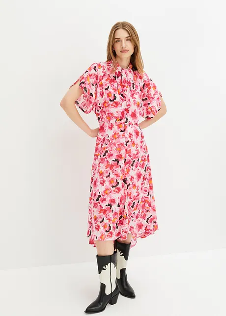 Kleid mit Drappierung, bonprix