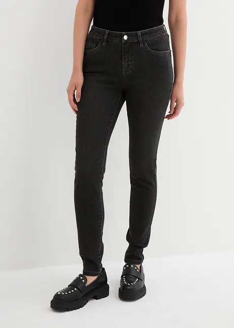 Jean sculptant Skinny, taille moyenne, bonprix