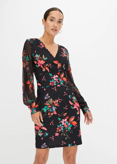 Robe à manches en mesh, bonprix