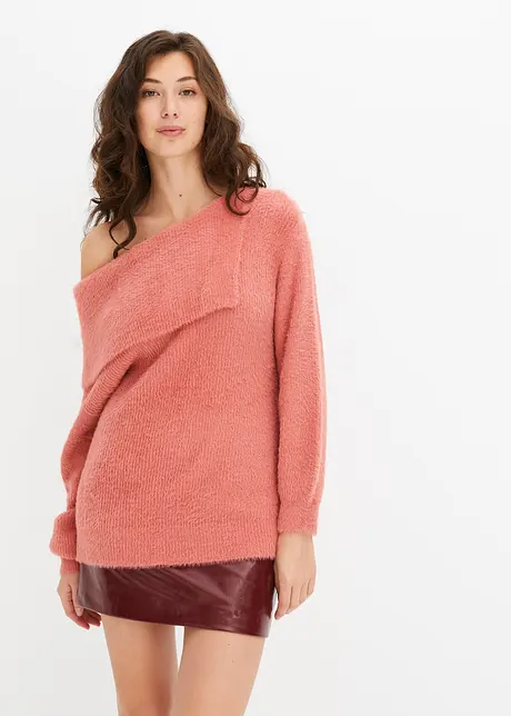 Asymmetrischer Off-Shoulder Pullover, bonprix