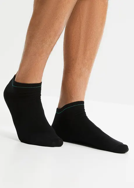 Sneakersocken mit Bio Baumwolle (5er Pack), bonprix