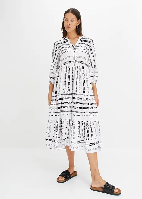 Midikleid aus softer Viskose, bonprix