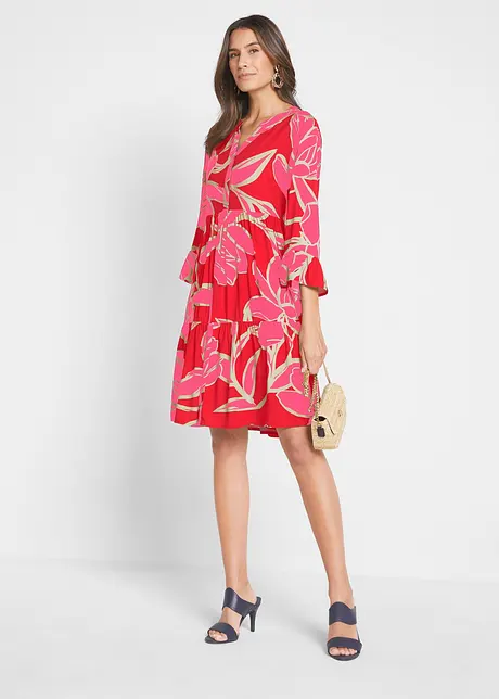 Tunika-Kleid aus fließender Viskose, bonprix