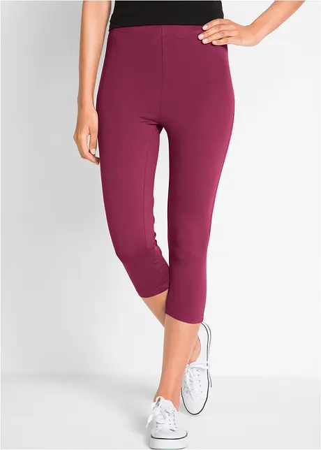 Schmal geschnittene Capri-Leggings (2er Pack), bonprix