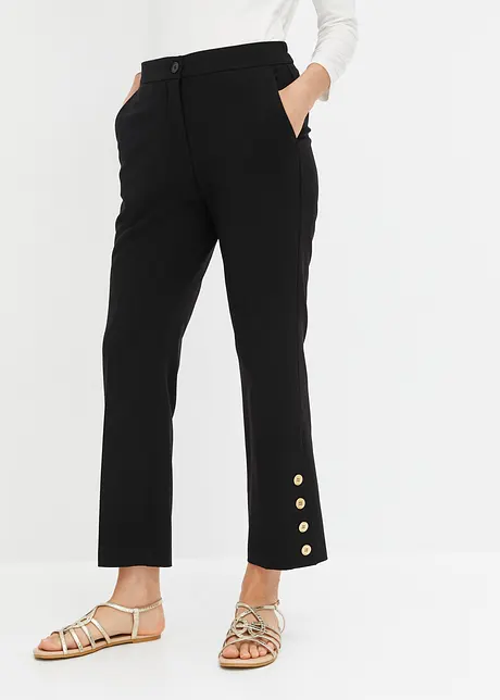 Pantalon pro avec boutons décoratifs, bonprix