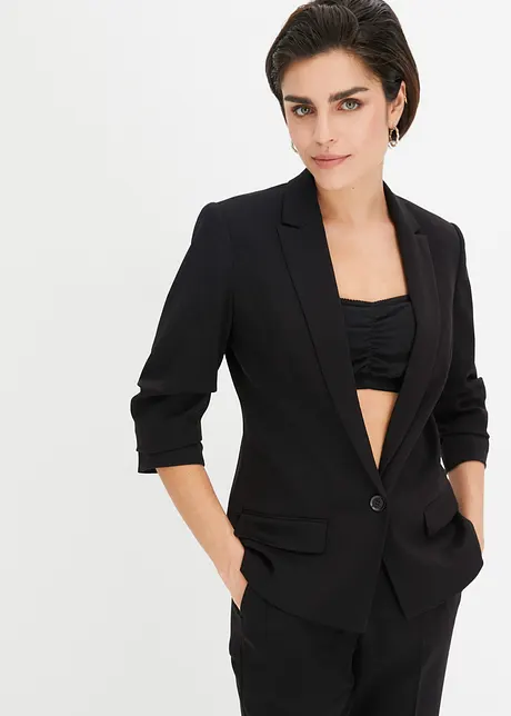 Blazer mit drapierten Ärmeln, bonprix