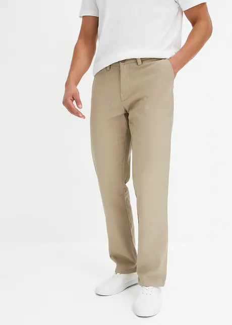 Regular Fit Chinohose, Straight, bonprix