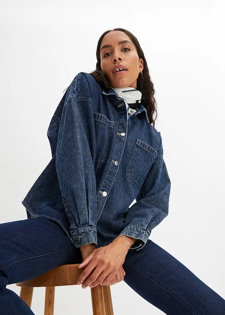 Oversized Jeans-Overshirt, bonprix